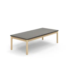 Pöytä DECIBEL 1800x800x530 mm, ääntä vaimentava linoleumi, tummanharmaa