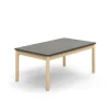 Pöytä DECIBEL 1400x800x590 mm, ääntä vaimentava linoleumi, tummanharmaa