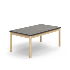 Pöytä DECIBEL 1400x800x590 mm, ääntä vaimentava linoleumi, tummanharmaa