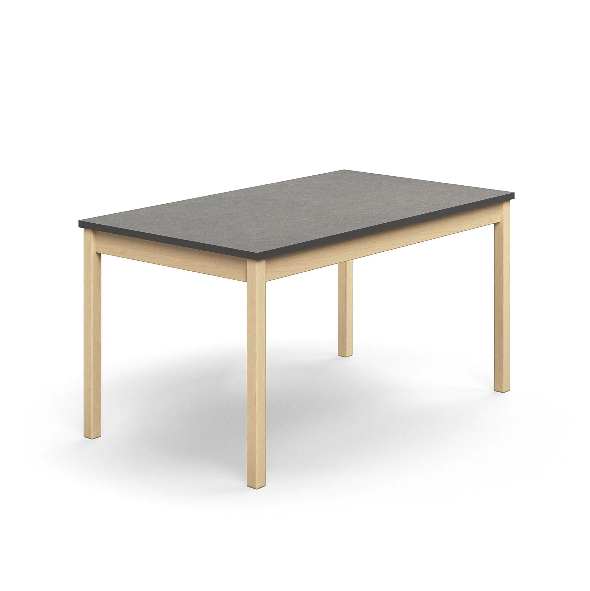Pöytä DECIBEL 1400x800x720 mm, ääntä vaimentava linoleumi, tummanharmaa