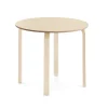 Pöytä ELTON Ø 900x710 mm, beige linoleumi, koivu
