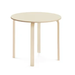 Pöytä ELTON Ø 900x710 mm, koivulaminaatti, koivu