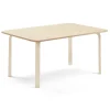Pöytä ELTON 1800x700x640 mm, beige linoleumi, koivu