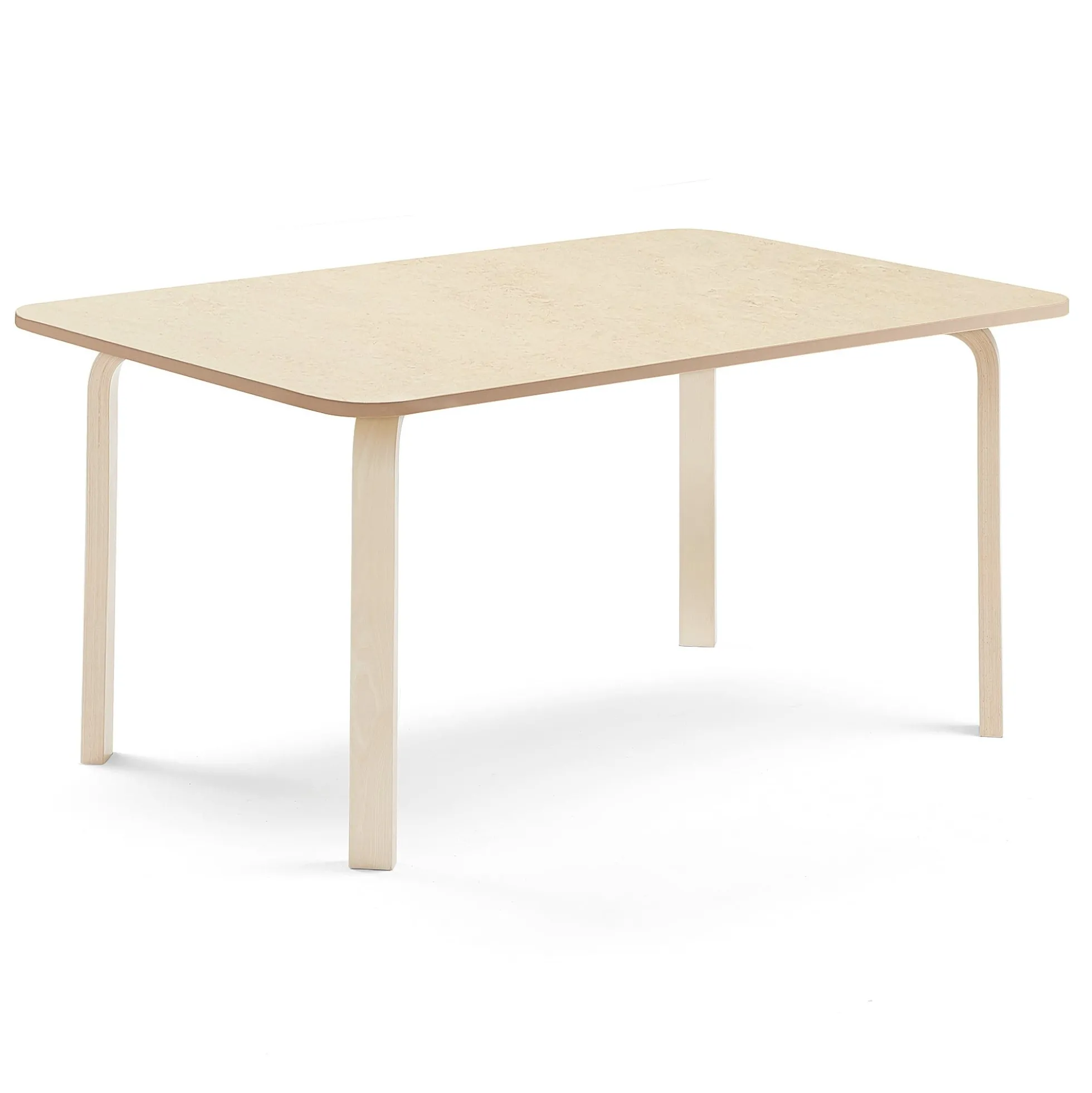 Pöytä ELTON 1800x700x640 mm, beige linoleumi, koivu