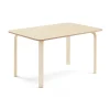 Pöytä ELTON 1200x800x640 mm, beige linoleumi, koivu