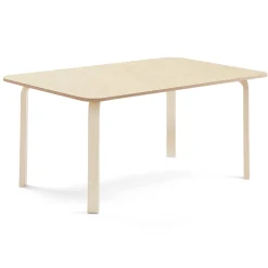 Pöytä ELTON 1800x800x640 mm, beige linoleumi, koivu