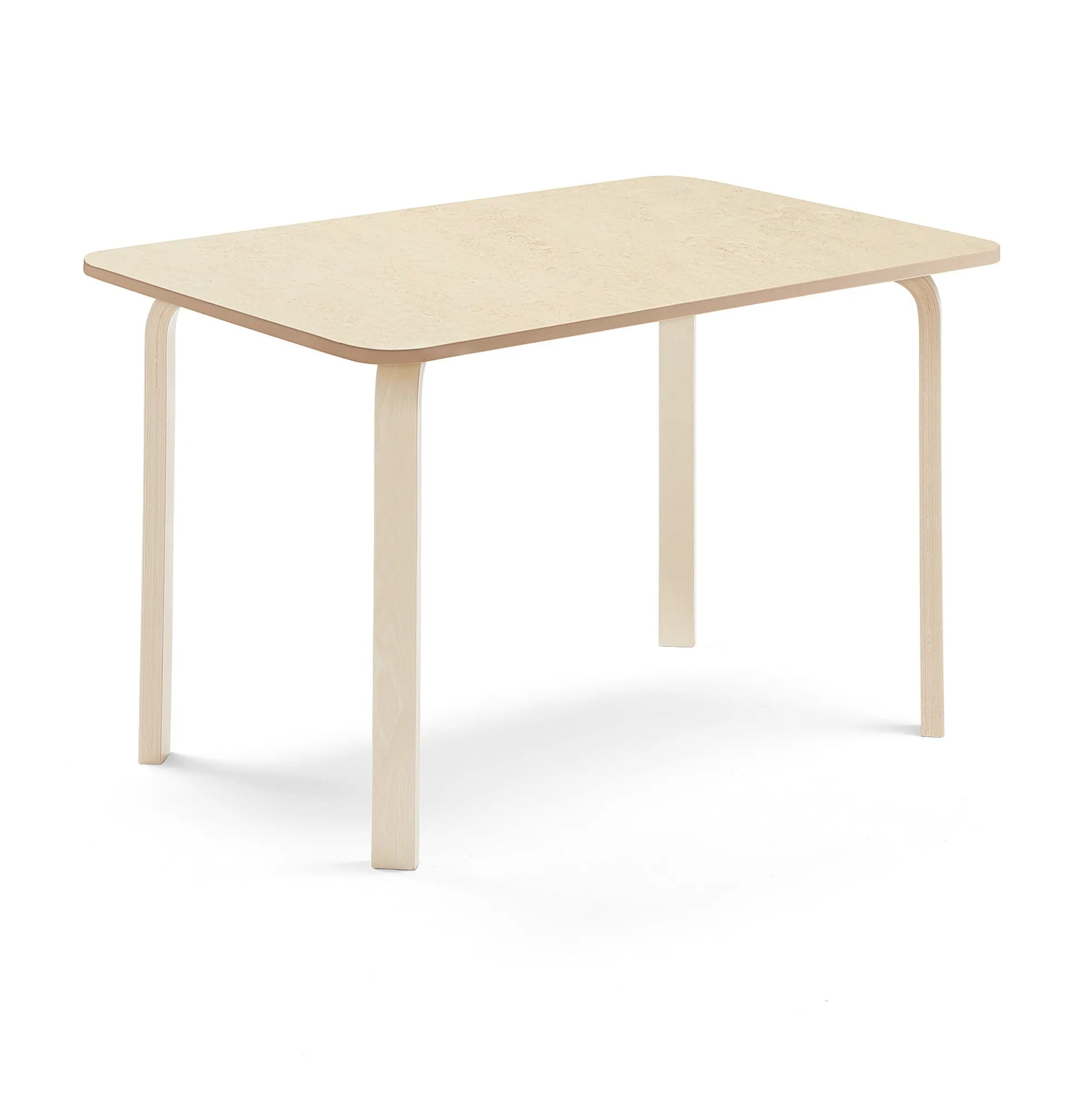 Pöytä ELTON 1200x700x710 mm, beige linoleumi, koivu