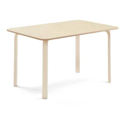 Pöytä ELTON 1400x800x710 mm, beige linoleumi, koivu