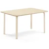 Pöytä ELTON 1800x700x710 mm, beige linoleumi, koivu