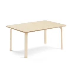 Pöytä ELTON 1200x600x530 mm, beige linoleumi, koivu