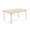 Pöytä ELTON 1200x800x530 mm, beige linoleumi, koivu