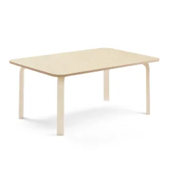 Pöytä ELTON 1400x700x530 mm, beige linoleumi, koivu