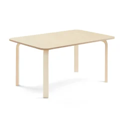 Pöytä ELTON 1200x800x590 mm, beige linoleumi, koivu