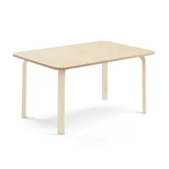 Pöytä ELTON 1200x700x590 mm, beige linoleumi, koivu
