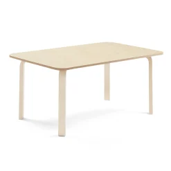 Pöytä ELTON 1400x800x590 mm, beige linoleumi, koivu