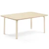 Pöytä ELTON 1800x700x590 mm, beige linoleumi, koivu