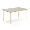 Pöytä ELTON 1400x700x590 mm, harmaa linoleumi, koivu
