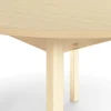 Pöytä EUROPA Ø1200x720 mm, koivu