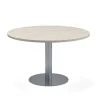 Pöytä GATHER Lattiakiinnitys, Ø 900x720 mm, hopeanharmaa, tuhkanharmaa