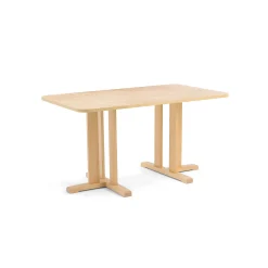 Pöytä KUPOL 1400x800x720 mm, beige linoleumi, koivu