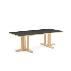 Pöytä KUPOL 1800x800x500 mm, beige linoleumi, koivu