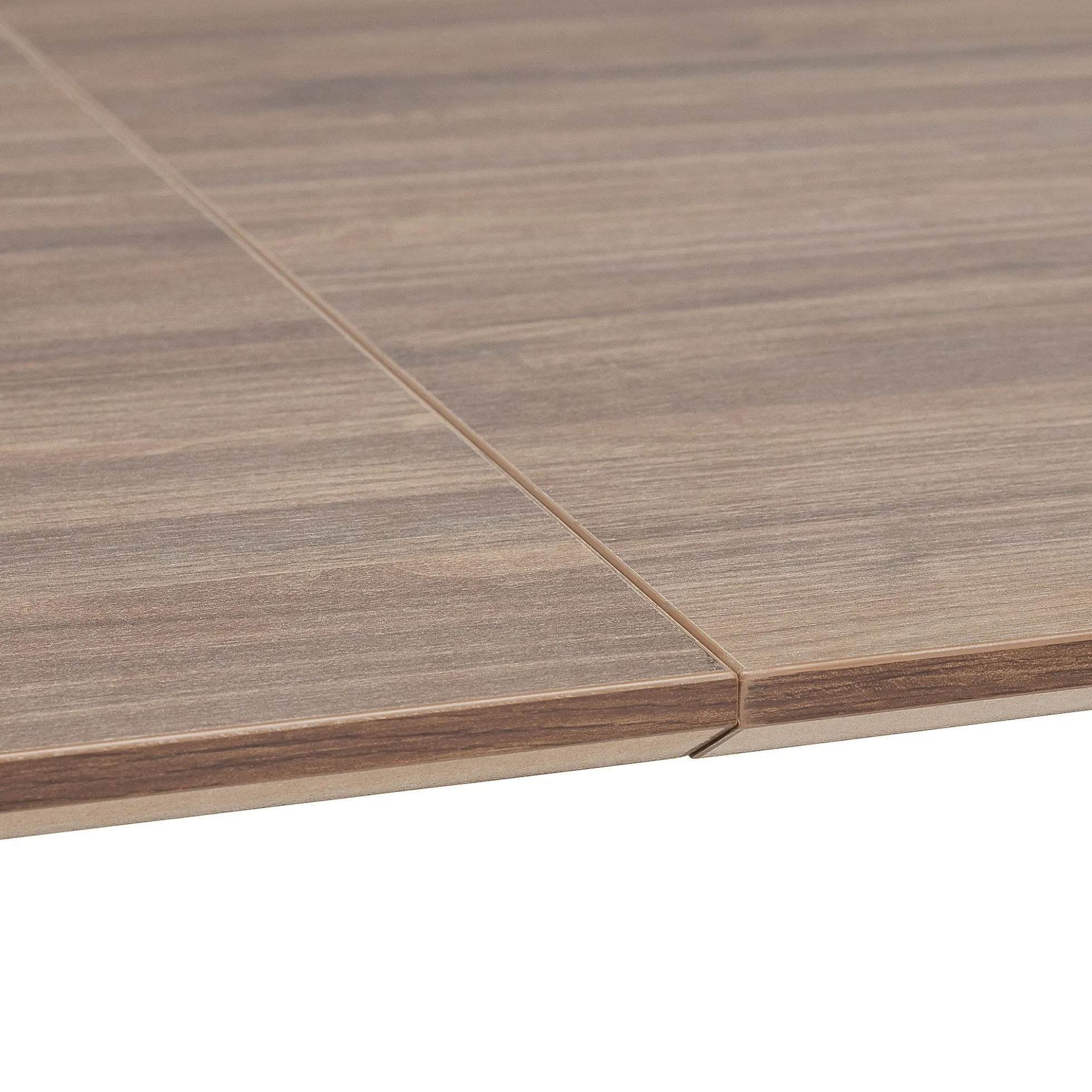 Pöytä METRIC Ovaali, 3000x1000x720 mm, musta/pähkinä