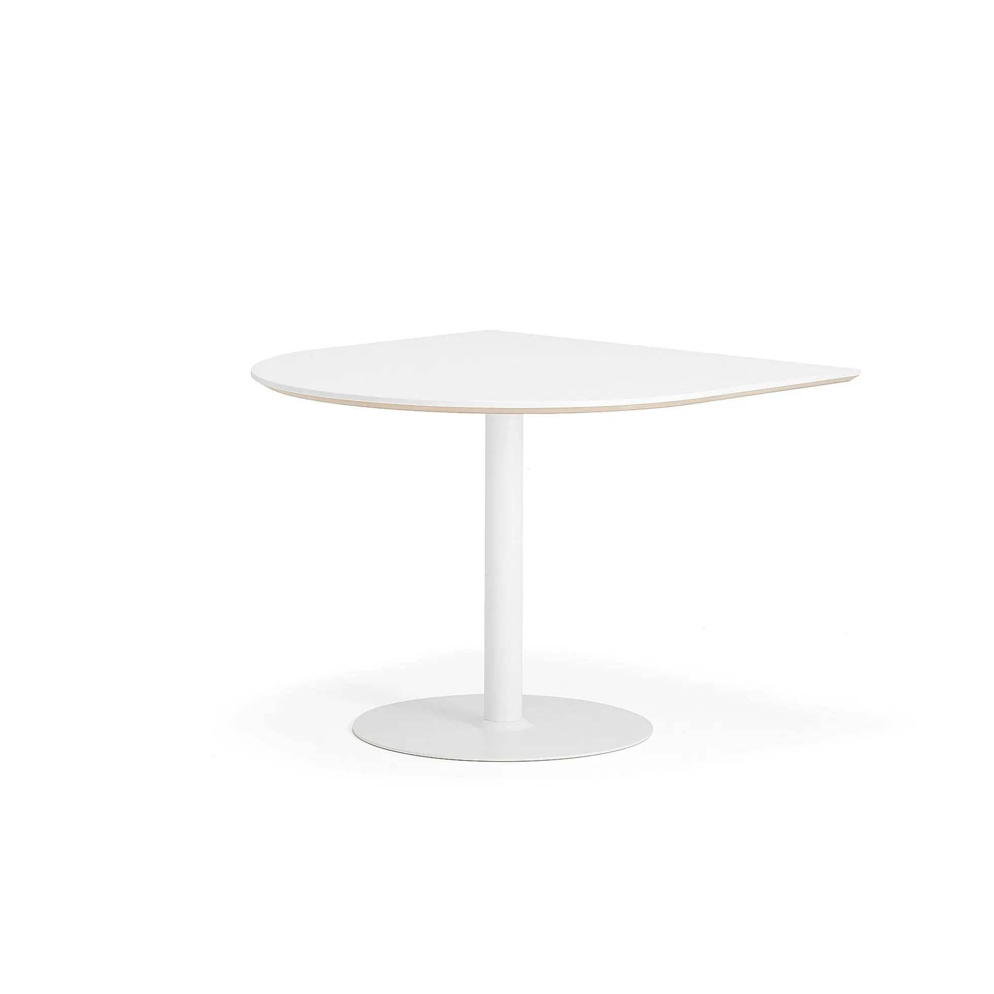 Pöytä METRIC Puoliovaali, 1000x1000x720 mm, valkoinen