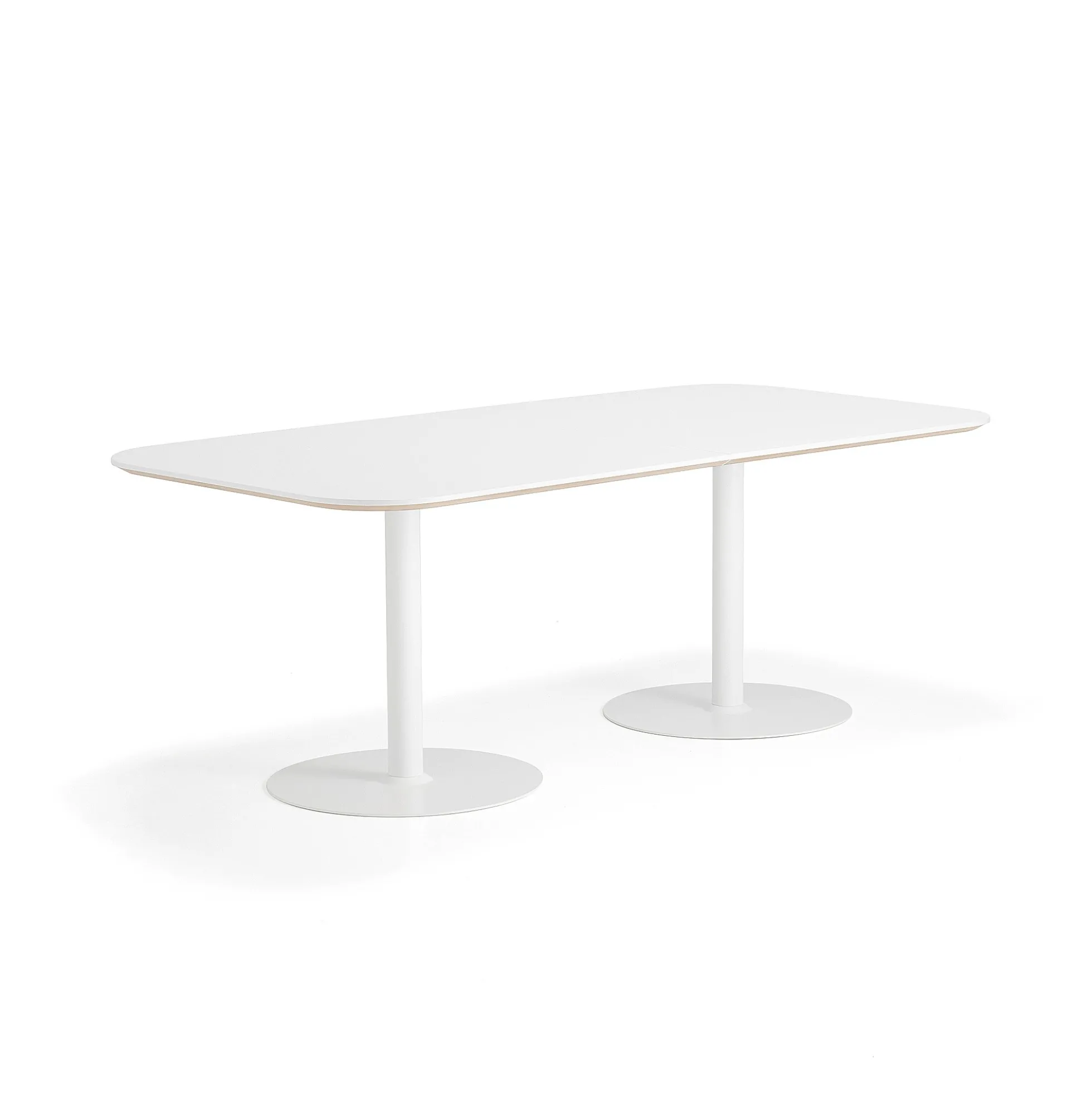 Pöytä METRIC Pyöristetyt kulmat, 2000x1000x720 mm, valkoinen
