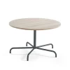 Pöytä PLURAL PLUS Ø 1200x720 mm, korkeapainelaminaatti HPL, antrasiitinharmaa/saarni