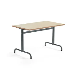 Pöytä PLURAL 1200x700x720 mm, ääntä vaimentava linoleumi, beige, antrasiitinharmaa