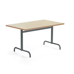Pöytä PLURAL 1200x800x720 mm, ääntä vaimentava linoleumi, beige, antrasiitinharmaa