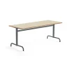 Pöytä PLURAL 1800x700x720 mm, ääntä vaimentava linoleumi, beige, antrasiitinharmaa