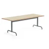 Pöytä PLURAL 1800x800x720 mm, ääntä vaimentava linoleumi, beige, antrasiitinharmaa