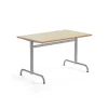 Pöytä PLURAL 1200x700x720 mm, ääntä vaimentava linoleumi, beige, hopeanharmaa