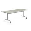 Pöytä PLURAL 1800x800x720 mm, ääntä vaimentava linoleumi, beige, valkoinen