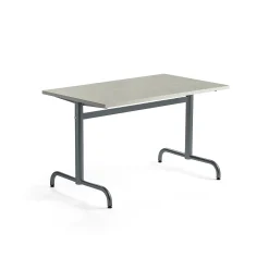Pöytä PLURAL 1200x700x720 mm, ääntä vaimentava linoleumi, harmaa, antrasiitinharmaa