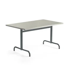 Pöytä PLURAL 1200x800x720 mm, ääntä vaimentava linoleumi, harmaa, antrasiitinharmaa