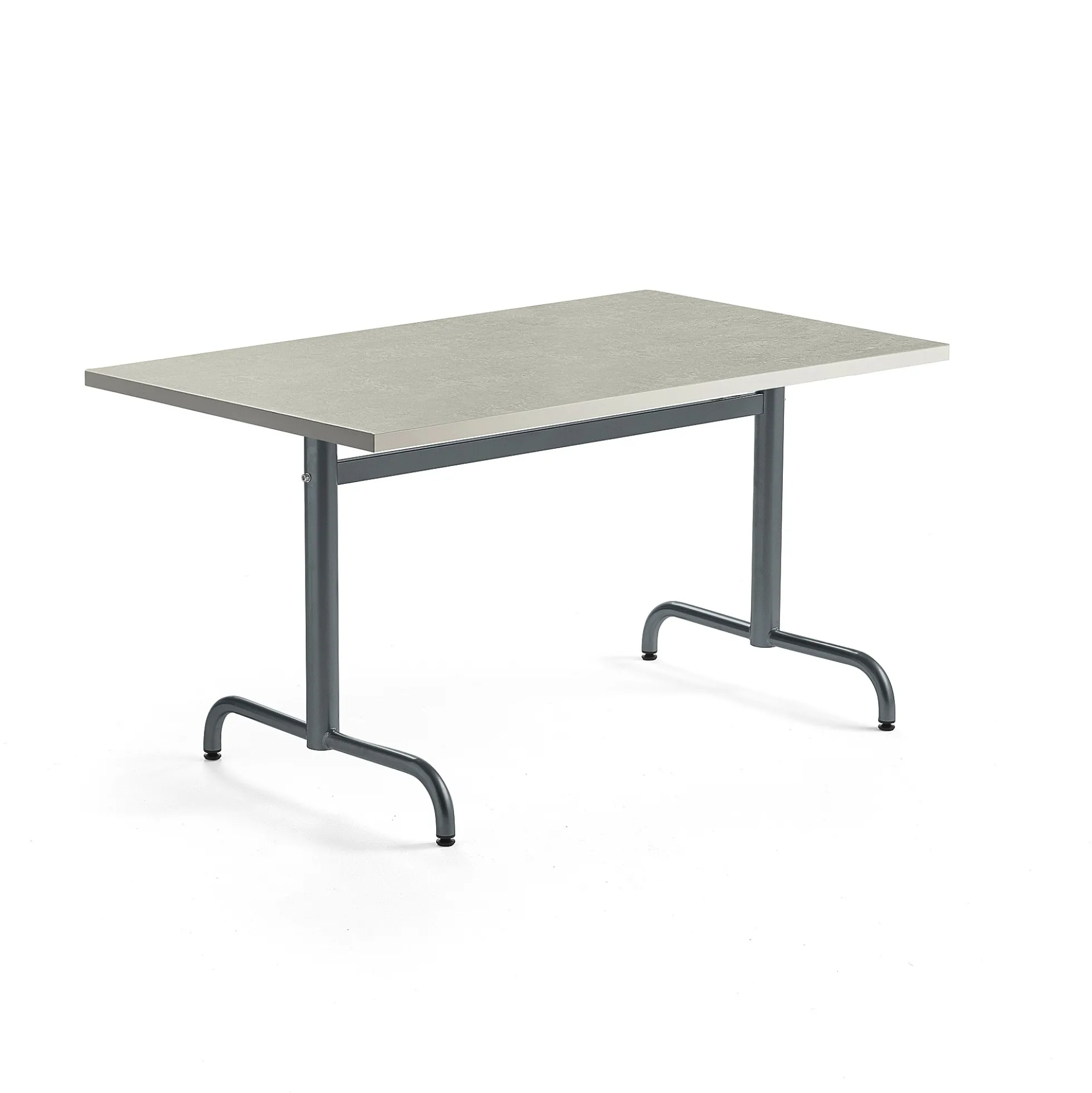 Pöytä PLURAL 1200x800x720 mm, ääntä vaimentava linoleumi, harmaa, antrasiitinharmaa
