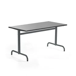 Pöytä PLURAL 1400x700x720 mm, ääntä vaimentava linoleumi, tummanharmaa, antrasiitinharmaa