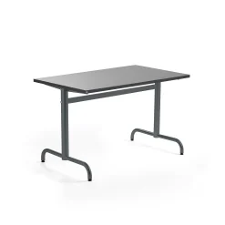 Pöytä PLURAL 1200x700x720 mm, ääntä vaimentava linoleumi, tummanharmaa, antrasiitinharmaa