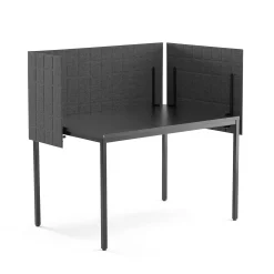 Pöytäsermi SPLIT 800x600 mm, tummanharmaa