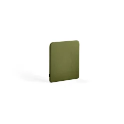 Pöytäsermi ZONE Mustat kiinnikkeet, 600x650x36 mm, kangas Hush, metsänvihreä