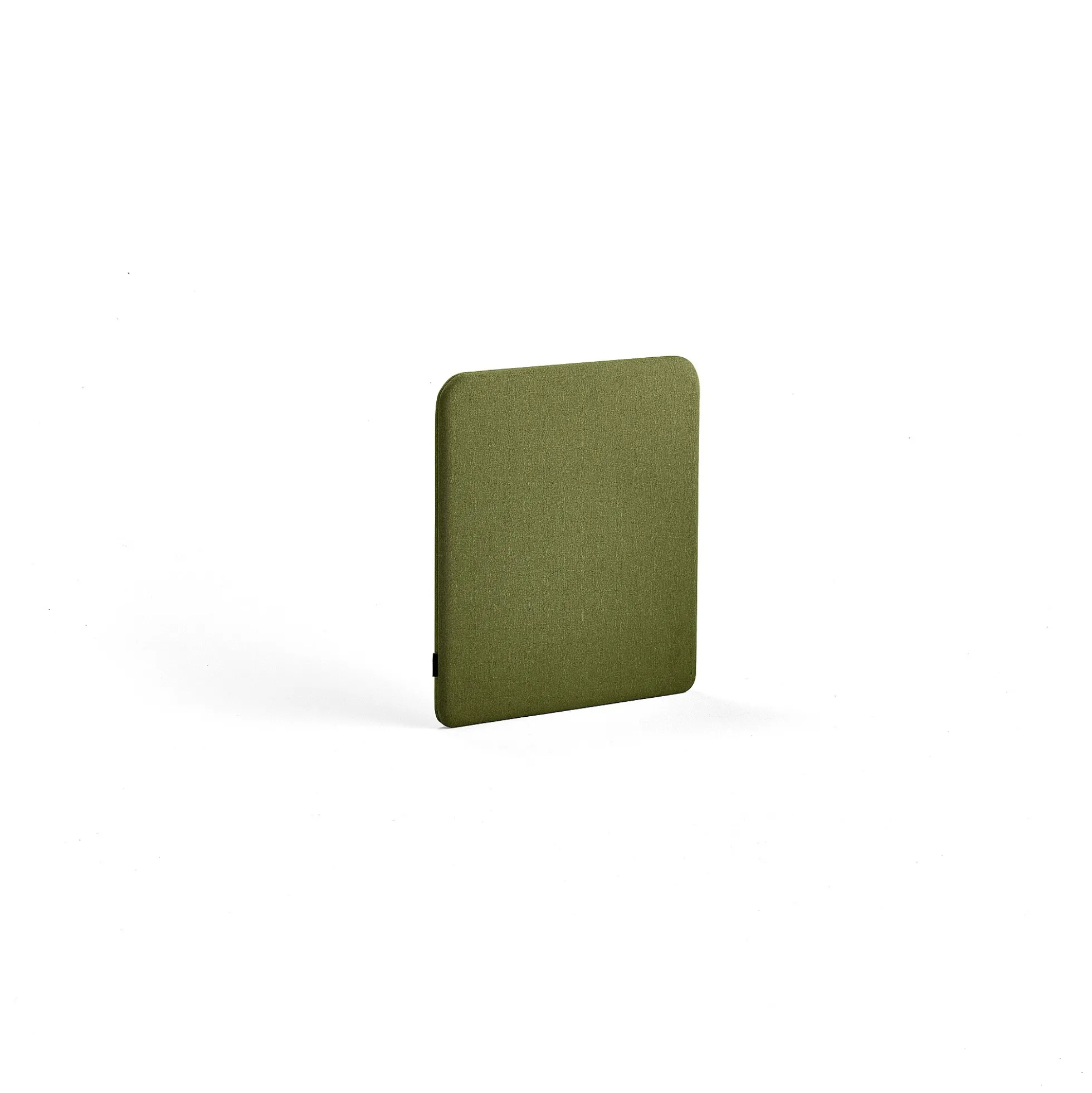 Pöytäsermi ZONE Mustat kiinnikkeet, 600x650x36 mm, kangas Hush, metsänvihreä