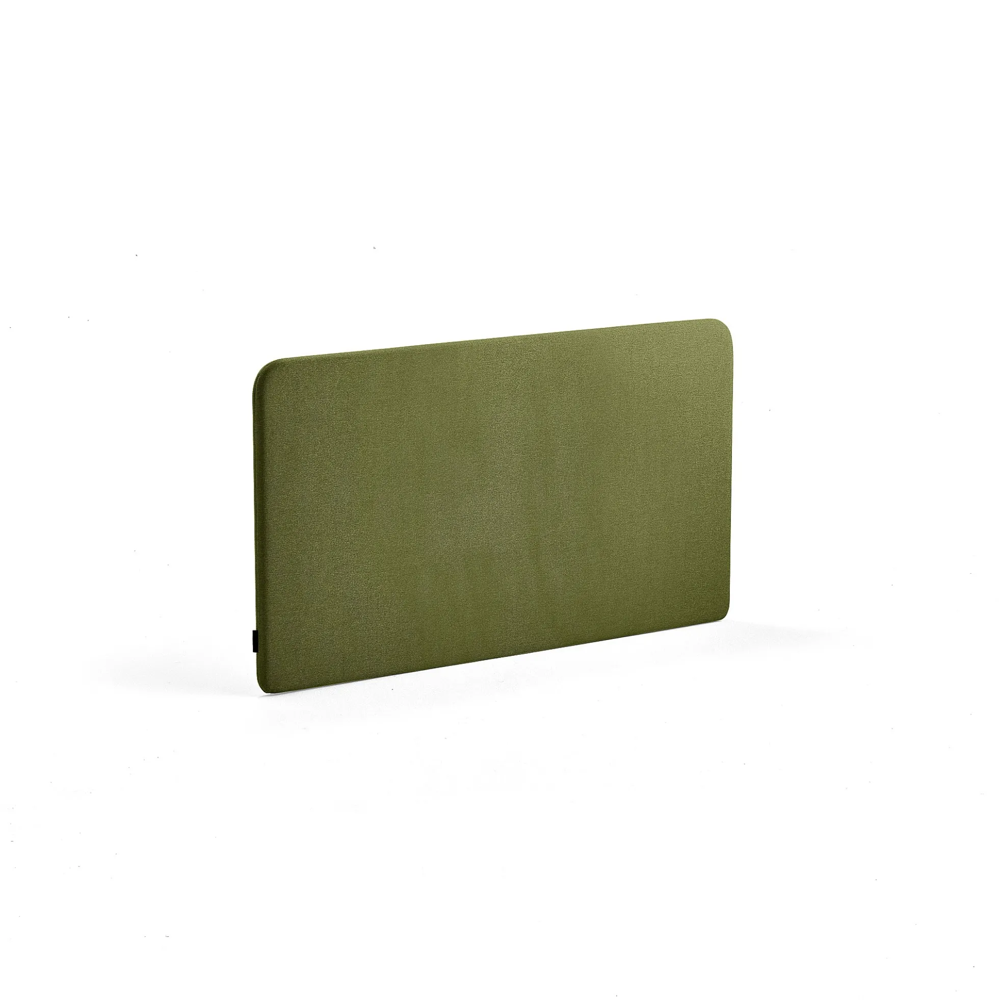 Pöytäsermi ZONE Mustat kiinnikkeet, 1200x650x36 mm, kangas Hush, metsänvihreä