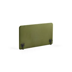 Pöytäsermi ZONE Mustat kiinnikkeet, 1200x650x36 mm, kangas Hush, metsänvihreä
