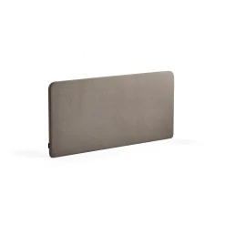 Pöytäsermi ZONE Mustat kiinnikkeet, 1400x650x30 mm, kangas Hush, vaaleanruskea