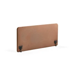 Pöytäsermi ZONE Mustat kiinnikkeet, 1400x650x36 mm, kangas Rivet, kupari