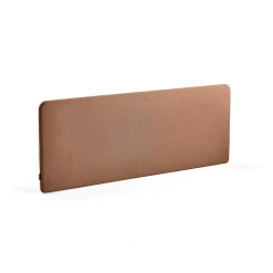 Pöytäsermi ZONE Mustat kiinnikkeet, 1800x650x36 mm, kangas Rivet, kupari