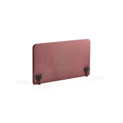 Pöytäsermi ZONE Mustat kiinnikkeet, 1200x650x36 mm, kangas Rivet, luumu