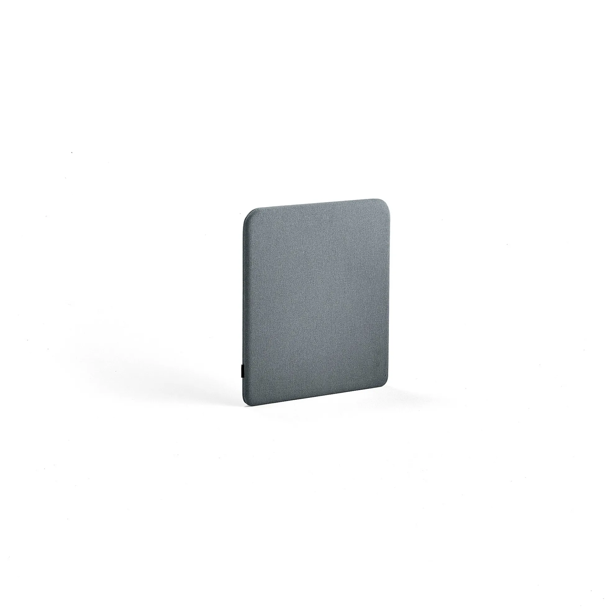 Pöytäsermi ZONE Mustat kiinnikkeet, 600x650x36 mm, kangas Rivet, siniharmaa
